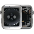 Housing Assembly Compatible para Watch Series 1 (42MM) (OEM Usado: Grau A) (Stainless / Silver)