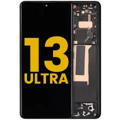 Ecrã OLED com Aro para Xiaomi 13 Ultra (Recondicionado) (Black)