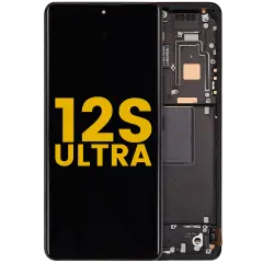 Ecrã OLED com Aro para Xiaomi 12S Ultra (Recondicionado) (Black)
