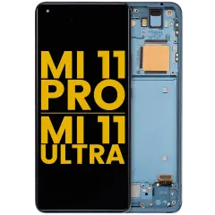 Ecrã OLED com Aro para Xiaomi Mi 11 Pro / Mi 11 Ultra (Recondicionado) (Green)