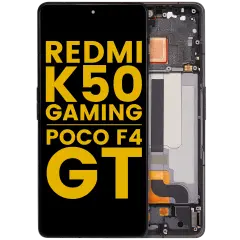 Ecrã OLED com Aro para Xiaomi Poco F4 GT / Redmi K50 Gaming (Recondicionado) (Black)