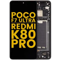 Ecrã OLED com Aro para Xiaomi Poco F7 Ultra / Redmi K80 Pro (Recondicionado) (Black)