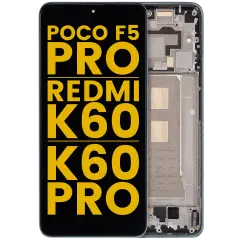 Ecrã OLED com Aro para Xiaomi Poco F5 Pro / Redmi K60 / K60 Pro (Recondicionado) (Mint)
