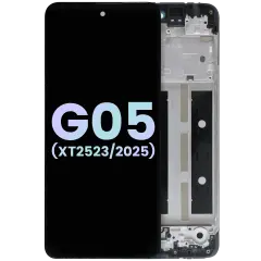 Ecrã LCD com Aro para Motorola Moto G05 (XT2523 /2025) (OEM Original) (Todas as Cores)