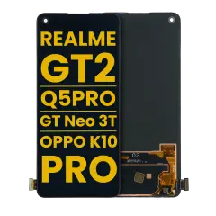 Ecrã OLED sem Aro para Realme GT2 / Q5 Pro / GT Neo 3T / OPPO K10 Pro (Recondicionado) (Todas as Cores)