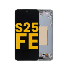 Ecrã OLED com Aro para Samsung Galaxy S25 FE 5G (US & International Version) (Recondicionado) (Jetblack)