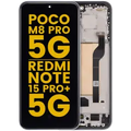 Ecrã OLED com Aro para Xiaomi Poco M8 Pro 5G / Redmi Note 15 Pro+ 5G (Recondicionado) (Glacier Blue)