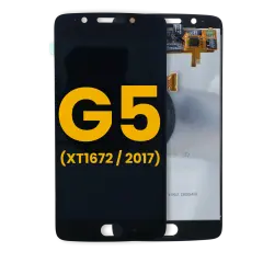 Ecrã LCD sem Aro para Motorola Moto G5 (XT1672 / 2017) (Recondicionado) (Black)