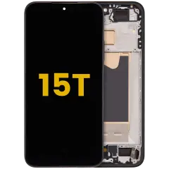 Ecrã OLED com Aro para Xiaomi 15T (Recondicionado) (Black)