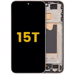 Ecrã OLED com Aro para Xiaomi 15T (Recondicionado) (Rose Gold)