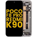 Ecrã OLED com Aro para Poco F8 Pro / Redmi K90 (Recondicionado) (Titanium Silver)