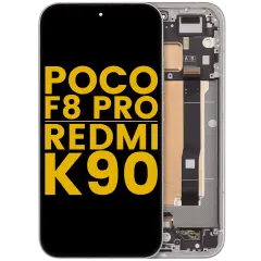 Ecrã OLED com Aro para Poco F8 Pro / Redmi K90 (Recondicionado) (Titanium Silver)
