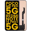 Ecrã OLED sem Aro para Xiaomi Poco M8 Pro 5G / Redmi Note 15 Pro Plus 5G (Recondicionado) (Todas as Cores)