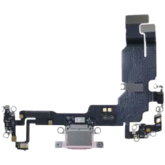 Flex de Conector de Carga With Board para iPhone 15 (OEM Original) (Pink)