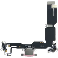 Flex de Conector de Carga With Board para iPhone 15 Plus (OEM Original) (Pink)