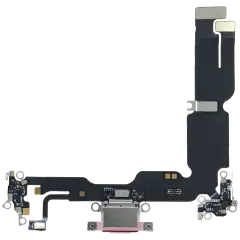 Flex de Conector de Carga With Board para iPhone 15 Plus (OEM Original) (Pink)