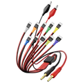 D02 Power Cord para OPPO Find X2 (2020) / Find X5 (2022) / Find X7 (2024) / Huawei Mate 30 / Mate 40 / Mate 50 Pro / Pura 70 / Xiaomi 14 / Sanmsung S20 / S22 / S23 (Android & Harmony OS Models) (YCS)