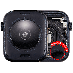 Housing Assembly para Watch Series SE 3rd (44MM) (OEM Usado: Grau A) (Cellular Version) (Aluminum / Midnight)