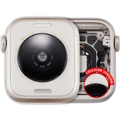 Housing Assembly para Watch Series SE 3rd (40MM) (OEM Usado: Grau A) (Cellular Version) (Aluminum / Starlight)
