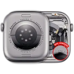 Housing Assembly para Watch Series 11 (46MM) (OEM Usado: Grau A) (GPS Version) (Aluminum / Space Gray )