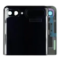 Outer Ecrã OLED com Aro para Samsung Galaxy Z Flip 4G (F700) / Z Flip 5G (F707) (Service Pack) (Mirror Black)