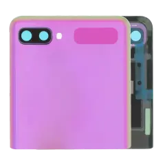 Outer Ecrã OLED com Aro para Samsung Galaxy Z Flip 4G (F700) / Z Flip 5G (F707) (Service Pack) (Mirror Purple)