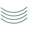 Bottom Cover Screw Pad Adhesive Strips para Mac Studio (A2615 / 2022) (OEM Original)