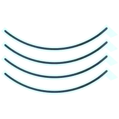 Bottom Cover Screw Pad Adhesive Strips para Mac Studio (A2615 / 2022) (OEM Original)