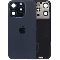 Back Glass w/ MagSafe Magnet & NFC & Flashlight Flex para IPhone 15 Pro (OEM Original) (Blue Titanium)