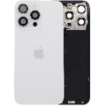 Back Glass w/ MagSafe Magnet & NFC & Flashlight Flex para IPhone 15 Pro Max (OEM Original) (White Titanium)