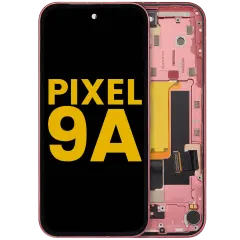 Ecrã OLED com Aro (With Sensor de Impressão Digital ) para Google Pixel 9A (Recondicionado) (Peony)