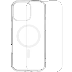 Skech Case with MagSafe with Screen Protector And para iPhone 16 Pro Max (Clear)