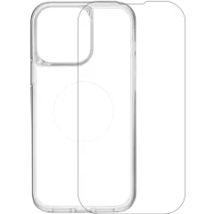 Skech Case with MagSafe with Screen Protector And para iPhone 15 Pro Max (Clear)