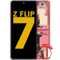 Inner Ecrã OLED com Aro para Samsung Galaxy Z Flip 7 5G (US & International) (Recondicionado) (Coral Red)
