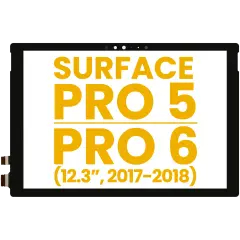 Digitizer With Flex Cable para Microsoft Surface Pro 5 / Pro 6 (1796) (Glass Separation Required)