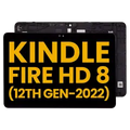 Ecrã LCD com Aro para Amazon Kindle Fire HD 8 (12th Gen, 2022) (Recondicionado) (Todas as Cores)