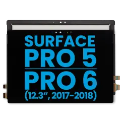 LCD Assembly With Digitizer para Microsoft Surface Pro 5 (1796) / Surface Pro 6 (1807) (Aftermarket) (Black)