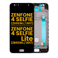 Ecrã LCD com Aro para Asus ZenFone 4 Selfie (ZD553KL / 2017) / ZenFone 4 Selfie Lite (ZB553KL / 2017) (Recondicionado) (Black)