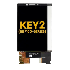 Ecrã LCD sem Aro para BlackBerry KEY2 (BBF100 Series) (Recondicionado) (Black)