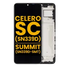 Ecrã LCD com Aro para Boost Mobile Celero 5G SC (SN339D) / Summit 5G (SN339D-SMT) (Recondicionado) (Todas as Cores)
