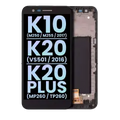 Ecrã LCD com Aro para LG K10 (M250 / M255 / 2017) / K20 (VS501 / 2016) / K20 Plus (MP260 / TP260) (OEM Original) (Todas as Cores)