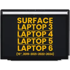 LCD Assembly With Digitizer para Microsoft Surface Laptop 3 15" (1872 / 1873) / Laptop 4 15" (1952 / 1953 / 1978 / 1979) / Laptop 5 15"/ Laptop 6 15"(Recondicionado)
