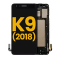 Ecrã LCD com Aro para LG K9 (2018) (Recondicionado) (Black)