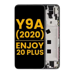 Ecrã LCD com Aro para Huawei Y9a / Huawei Enjoy 20 Plus 5G (Recondicionado) (Black)