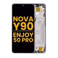 Ecrã LCD com Aro para Huawei Nova Y90 / Enjoy 50 Pro (Recondicionado) (Crystal Blue)