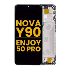 Ecrã LCD com Aro para Huawei Nova Y90 / Enjoy 50 Pro (Recondicionado) (Crystal Blue)