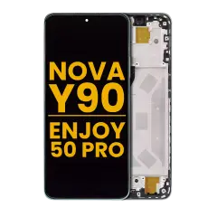 Ecrã LCD com Aro para Huawei Nova Y90 / Enjoy 50 Pro (Recondicionado) (Emerald Green)