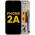 Ecrã OLED com Aro para Nothing Phone (2a) (Recondicionado) (White)