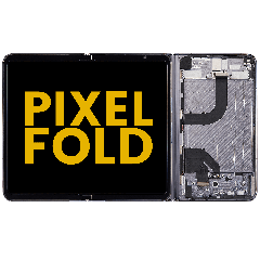 Inner Main Ecrã OLED com Aro para Google Pixel Fold (Recondicionado) (Obsidian Black)