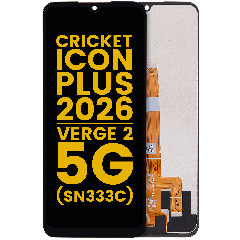 Ecrã LCD sem Aro para Cricket lcon Plus (2026) (SN333C) / AT&T Verge 2 5G (Recondicionado) (Todas as Cores)